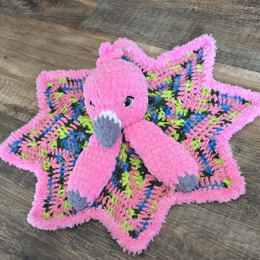 Flamingo Blanket Lovey
